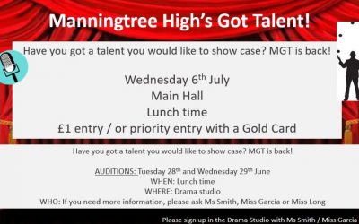 Manningtree High’s Got Talent!