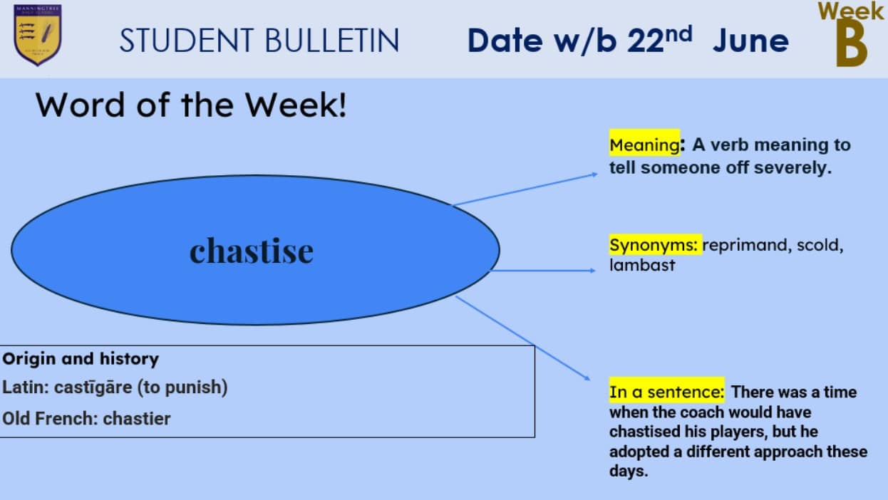 wordoftheweekchastise Word of the Week Cooperation