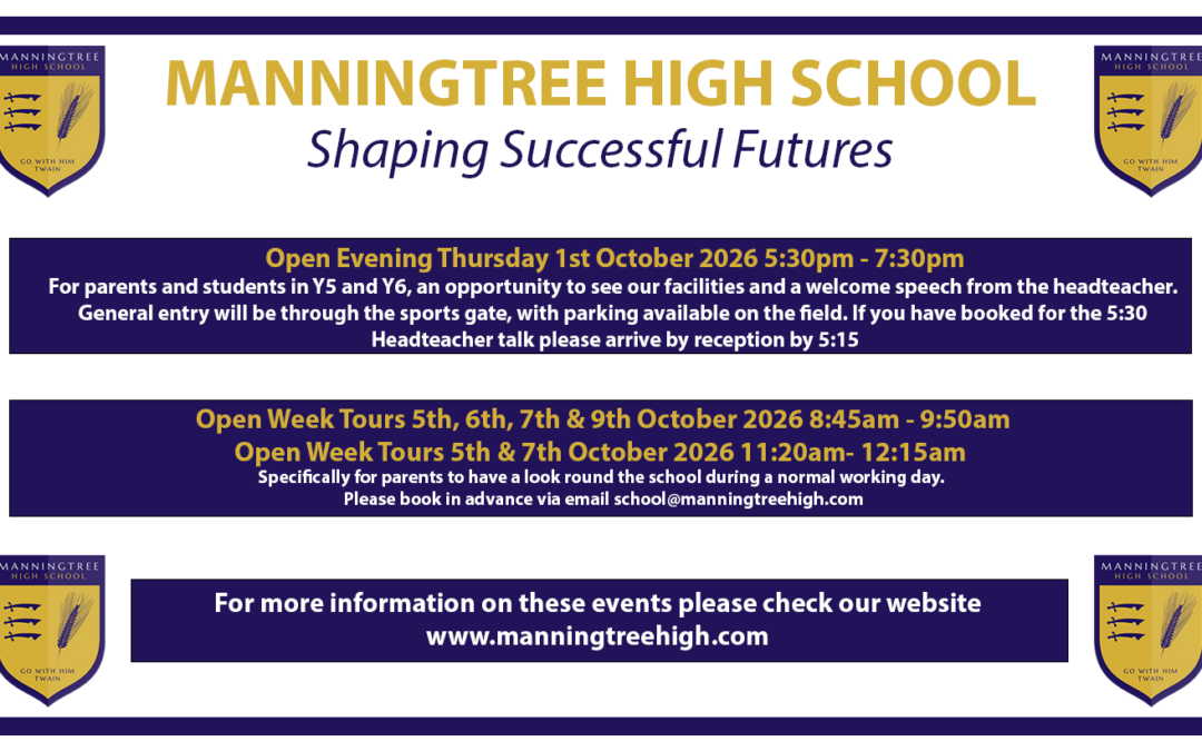 Open Evening – Information Talks