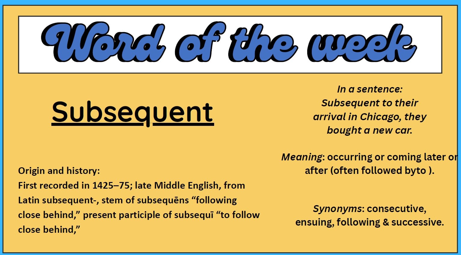 wordoftheweeksubsequent Word of the Week Cooperation